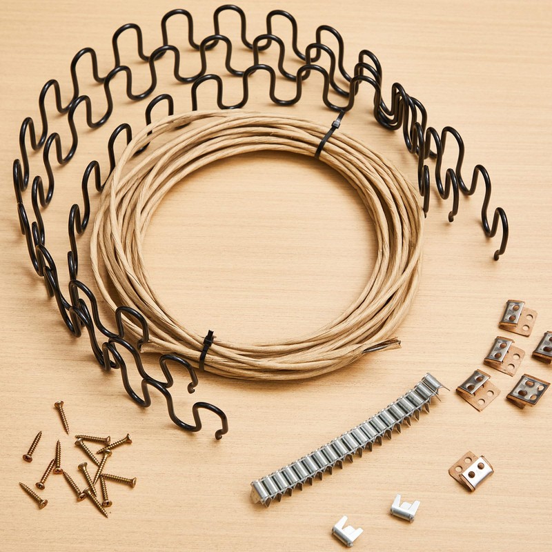 MorningRo 8 Pcs 25" Couch Upholstery Spring Repair Replacement Kit