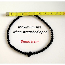 Handmade Christian Orthodox Komboskoini, Prayer Rope 33 Knots Black - 5608B