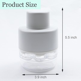 Efficient 7-Hole Cherry Pitter Tool – Quick-Release Seed Remover for Bakey, Time & Space-Saving Design (Red)(White)