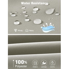 TBMPOY Men's Lightweight Jackets Casual Windbreaker Stylish Light Fall Spring Golf Work Dress Business Light Gray L