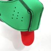 Neoprene Puppy Face Muzzle Dog Hood Mask Play Hoods Green