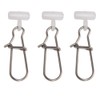50pcs Fishing Line Sinker Slide with Duo-Lock Snap Hooked Snap