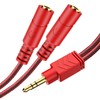 MillSO Headphone Splitter Audio Jack Y Adapter 1 to 2