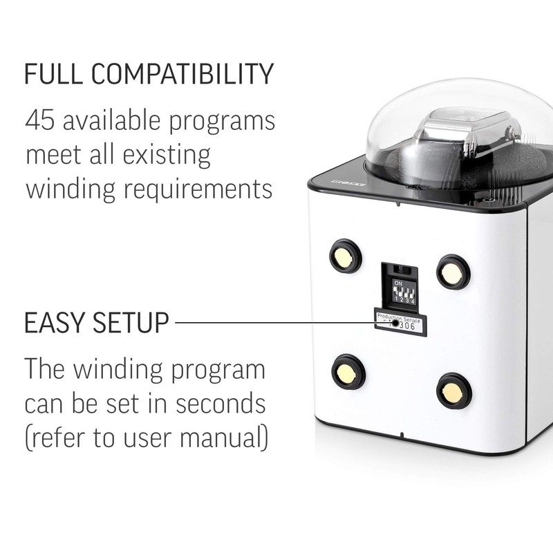 Abest Boxy Watch Winder for Automatic Watches with Vertical Rotor