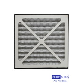 PUREBURG 14x14x3 Replacement Filter Compatible with Zephyr VGF Series 14x14x3 Whole Home Return Air Grille Filter,2-Pack Merv13