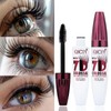 7D Mascara Ultra Black Volumizing & Lengthening, Waterproof Smudge Proof,