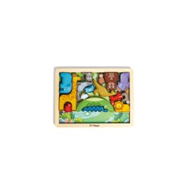 Animal Kingdom Puzzle Set with 16 Animals