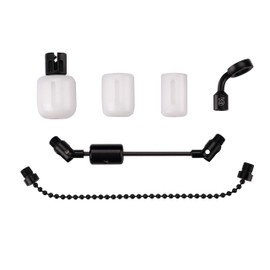 New Direction Tackle Teflon T4 Bite Indicator Bobbin (Three White Bodies) with Carbon Arm for Carp Fishing