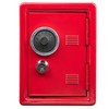 IDENA Money Safe 120 x 105 x 160 mm red