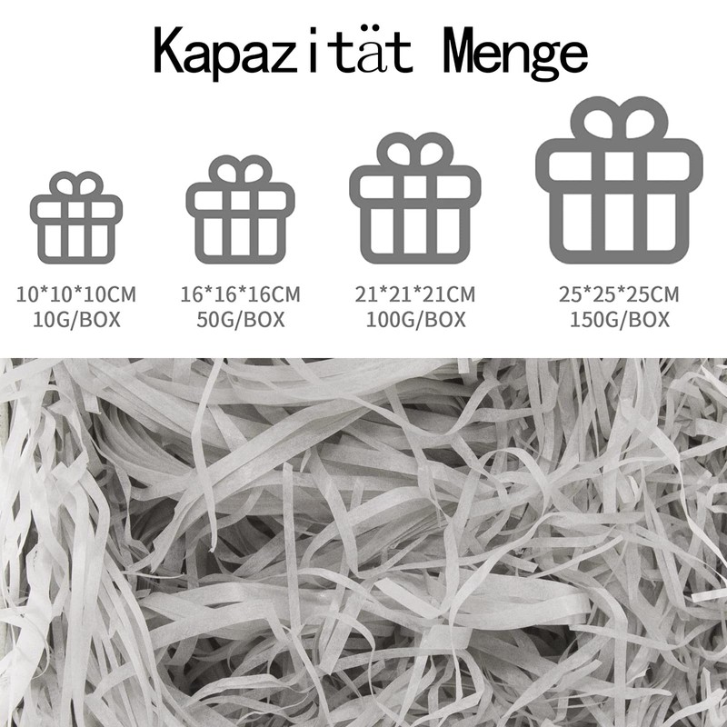Shredded Paper 200g Paper Filler for Parcels, Crafts, DIY, Gift