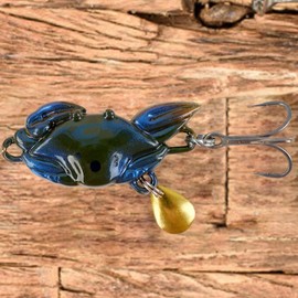 Fishing Lures for Freshwater - Sequin Top Water Lures Fish Bait - Long-Distance Casting, Crab Shape Fishing Tools for Freshwater & Saltwater