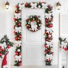 GXFCING 12 Pack White Christmas Bows for Christmas Tree 6