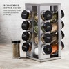 Kamenstein 16 Jar Heritage Revolving Countertop Spice Rack Organizer with