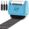 Miseyo Wide Identity Theft Protection Roller Stamp Set Blue 3