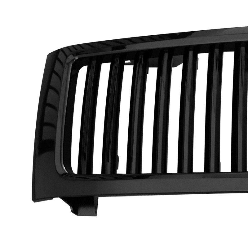 Spec-D Tuning Black Grill Grille Compatible with 2007-2013 Chevy Silverado