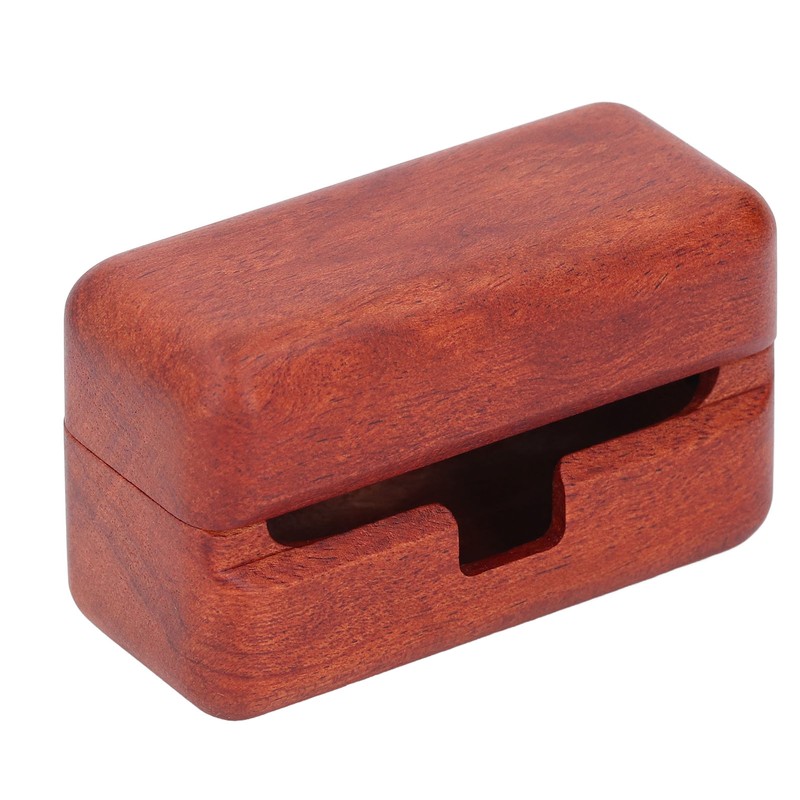 Wood Case for WF‑1000XM4 Earbuds Wooden Wireless Earbuds Protective Case