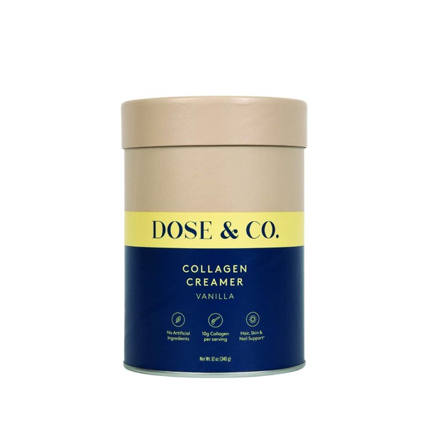 DOSE & CO. Collagen Creamer (Vanilla) 12oz (340g)