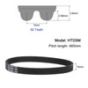 sourcing map HTD5M-460 Rubber Toothed Belt 92 Teeth Closed Loop