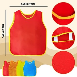 OUOOBEA 4Pack Smock for Kids,Children Waterproof Art Smock Painting Feeding, Kids Painting Apron Handwork,Cooking, Toddler Paint Smock for Age 2-6 Years Gifts