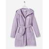 Vertbaudet Children's Bathrobe with Hood, Purple