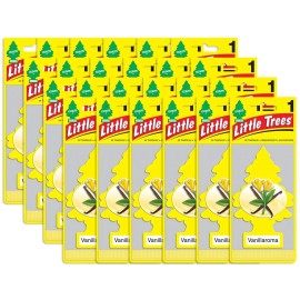Little Trees Vanillaroma Car Air Freshener – 24 Count Bulk Pack  - U1P-10105