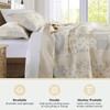 QuiltMuse Oversized King Bedspreads 128x120-100% Cotton Lightweight California King Quilt