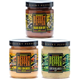 Dessert Pepper 3 Pack Variety (Queso Blanco/Chile Con Queso/Black Bean)