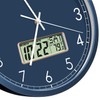 TIMESS Atomic Analog Wall Clock, WWVB Self-Setting Battery Operated 14"