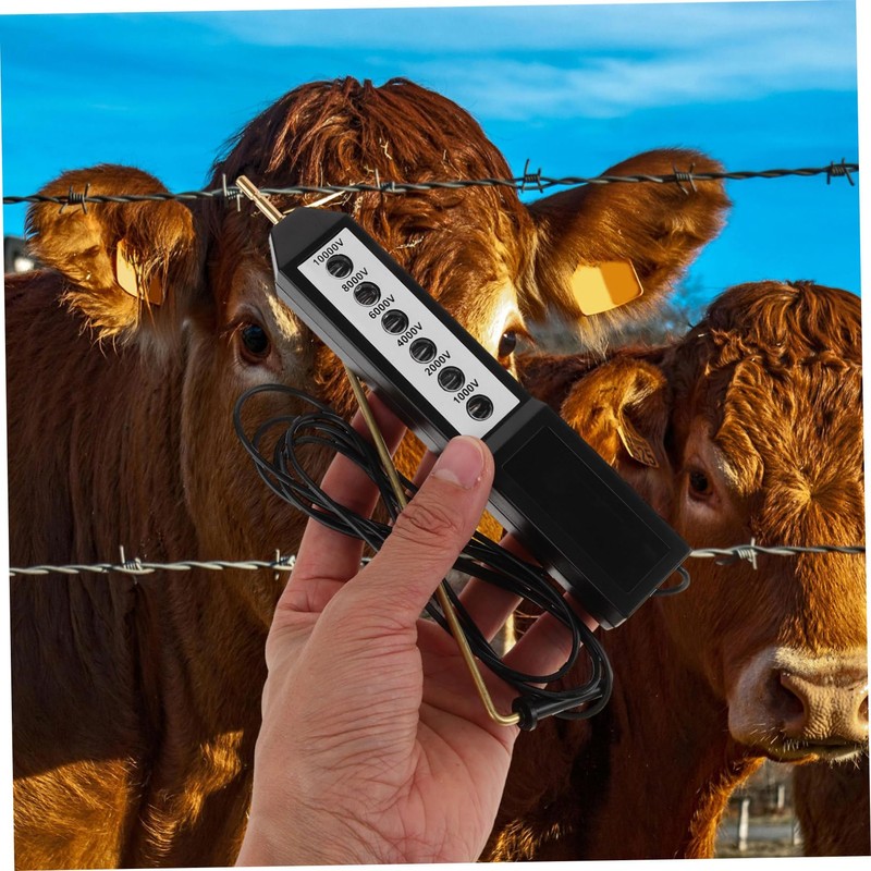 KONTONTY Fence Voltage Tester Tool for Farms and Ranches Fence