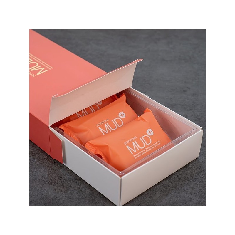 Boryeong Mud Soap 5-Pack 90g Face Wash Cleansing Facial Soap