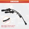 ACROPIX Car Spark Plug Coil Wire Ignition Coil Harness Cable
