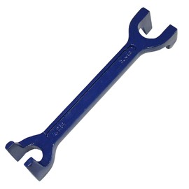 Faithfull FAIBW1 Basin Wrench - Carded, Grey