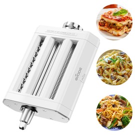 Pasta Attachment for KitchenAid Stand Mixer, 3-1 Pasta Maker Machine Included Pasta Sheet Roller, Spaghetti Cutter, Fettuccine Cutter by Gvode