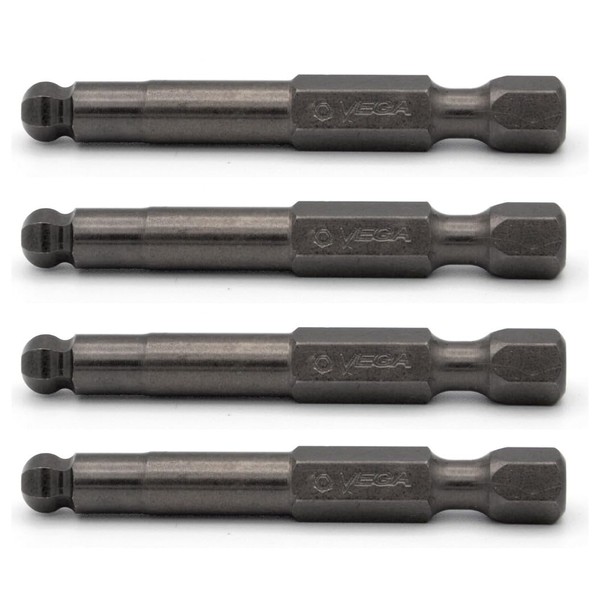 VEGA Ball End Hex 3/32"m Bit Set - Professional Grade