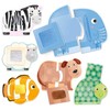 Headu - Tactile Animals Montessori Puzzle 1-4 Jahre, Mehrfarbig, IT20188
