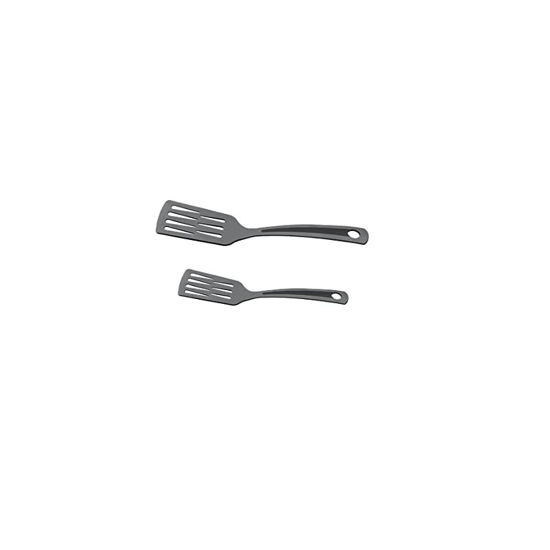 Dynore Black Nylon Spatula Turner for Nonstick- Set of 2