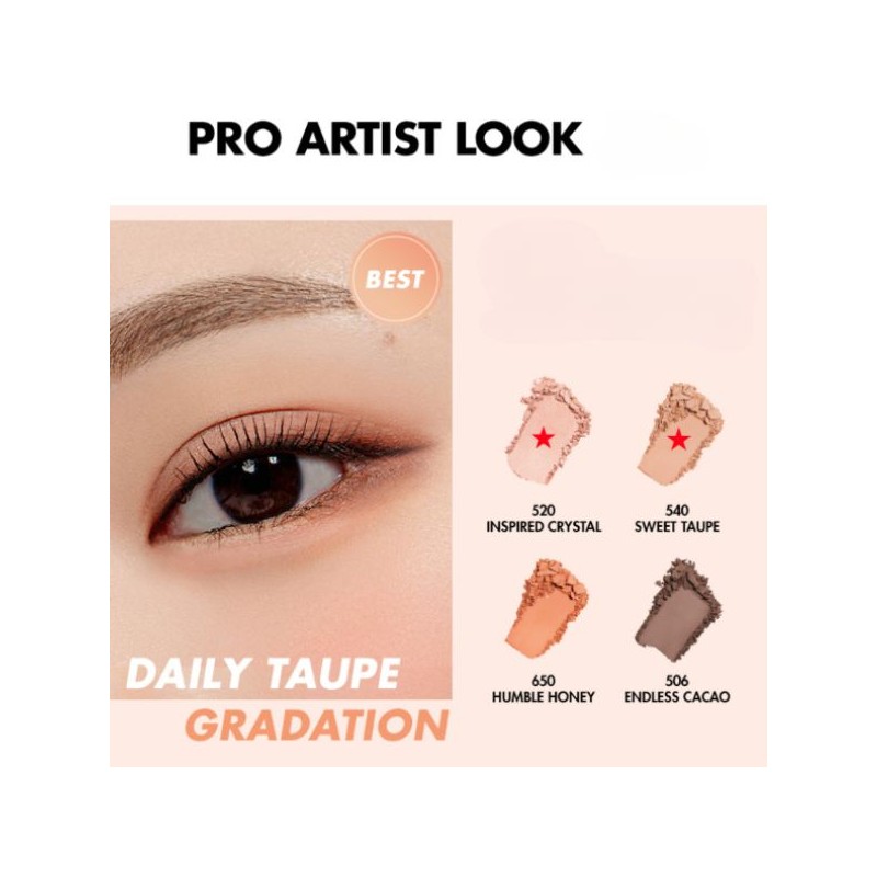 MAKE UP FOR EVER Artist EyeShadow 2g, Shade:608 Limitless Brown
