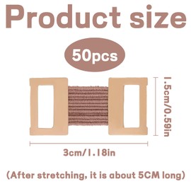 Pack of 50 Bandage Clips, Gauze Bandage Clips, Elastic, Mother-in-law Clip, Elastic Bandage Clips, Bandage Aluminium Clips, for Various Bandages Bandage Material