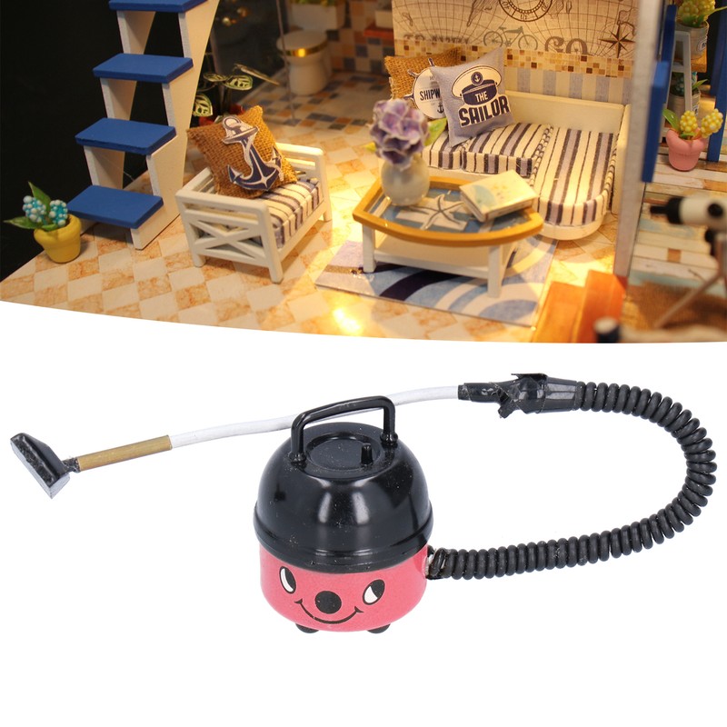 Miniature Dollhouse Vacuum Cleaner Model Mini Dollhouse Pretend Play Toys