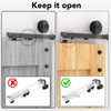 Barn Door Soft Close Hardware Kit,Barn Door Buffer Damper Stopper