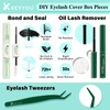 KEYYOU KEYYOU Lash Extension Kit 144pcs Air Touch Lash Clusters