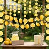 Yellow Lemon Banner Citrus Hanging Garlands Lemonade Party Decorations