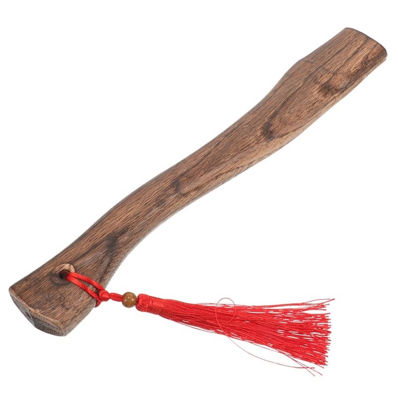 HOMSFOU 10.24In Wooden Axe Handle Replacement Ergonomic Grip for Woodworking