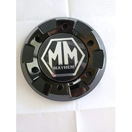 Mayhem Wheels Gloss Black Wheel Rim Replacement Center Cap Center Section Only C108040B01 83102090F-1B C-231-2 C-231-1-2
