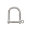 E-Rigging 1/2" Stainless Steel Screw Pin Wide D Shackle |