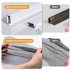 Paramondo 2 Sets DIY Window Screen Frame Kit, White, 46"