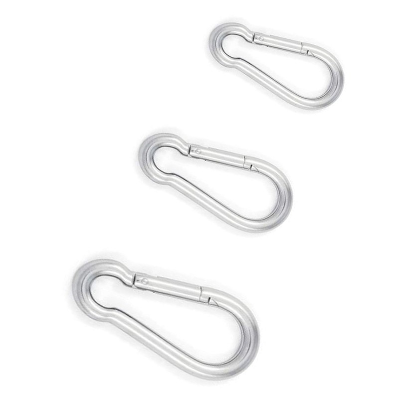 Spring Snap Hook 316 Marine Stainless Steel Climbing Locking Carabiner