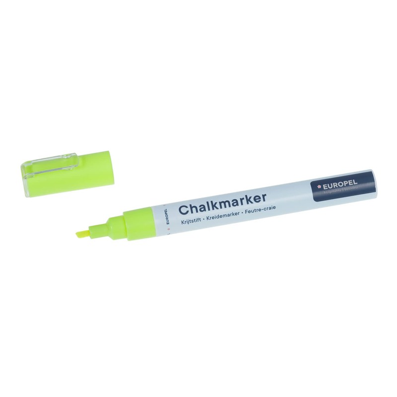Europel Chalk Marker 3 mm Mixed Colours PVC Case Pack