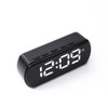 AIXXCUVQ Full Screen USB Alarm Clock Smart and Stylish Addition