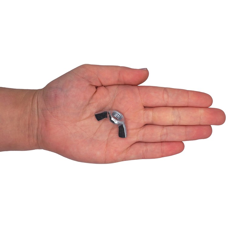 SKIR'CO Pack of 20 Wing Nuts M10, Galvanised Wing Nuts,